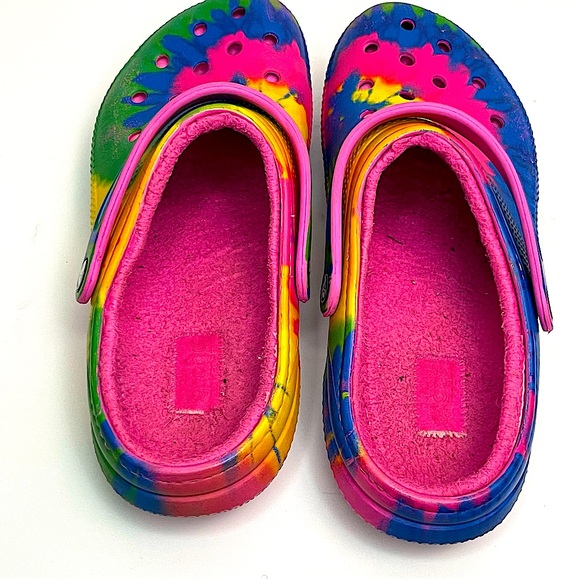 Crocs Sandals Unisex Tye and Die multicolor US M 10 W12 - Picture 3 of 12